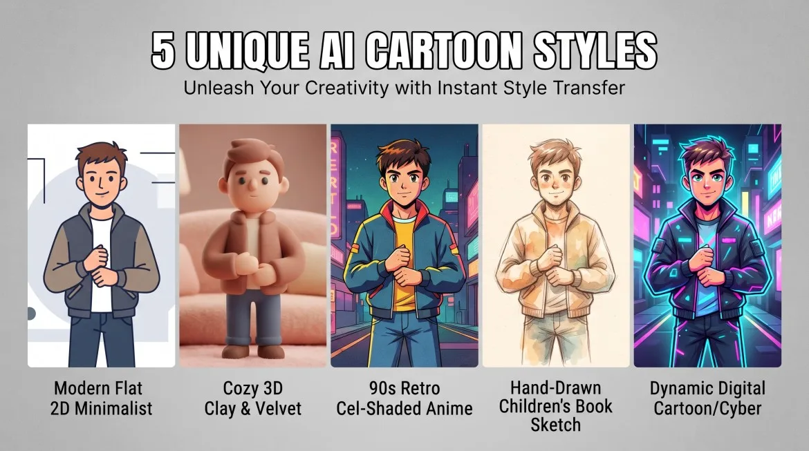 Top 5 AI Cartoon Styles You Should Know