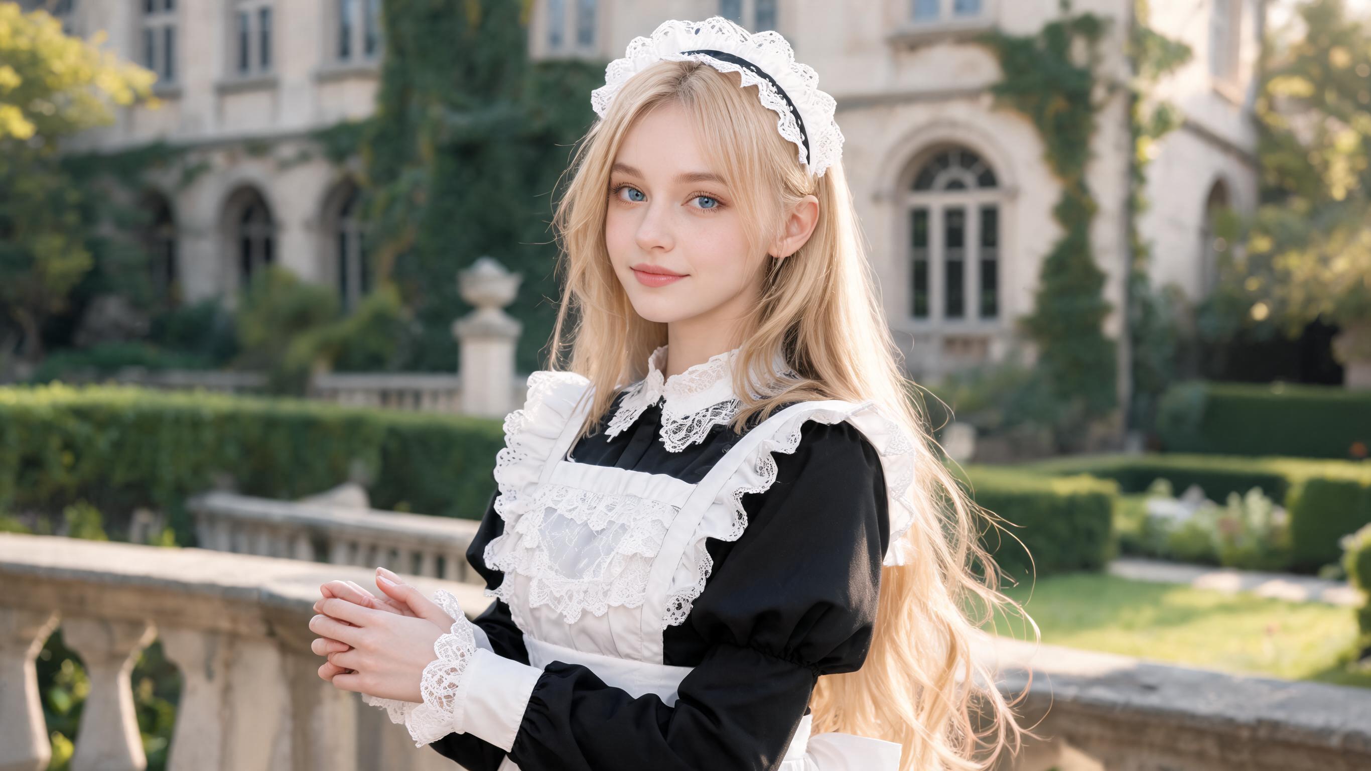 AI image template: Maid of the Morning Mist
