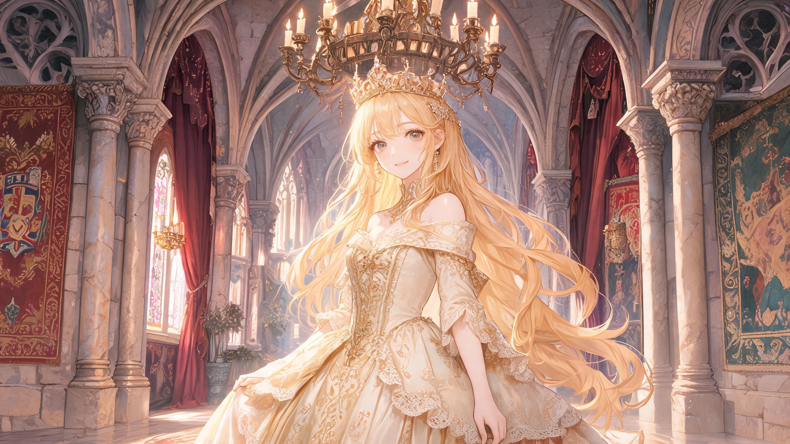 AI image template: Palace Royal Princess