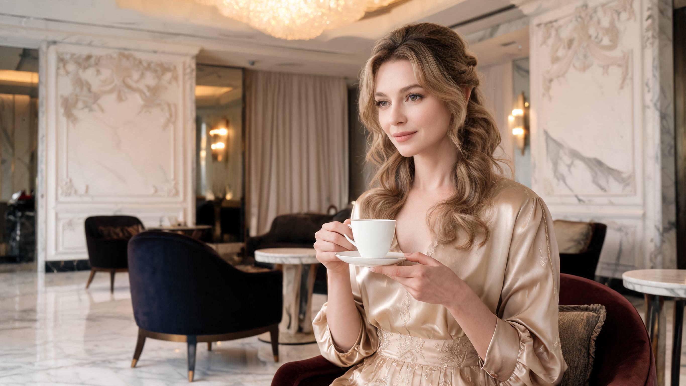 AI image template: Luxury Hotel Portrait