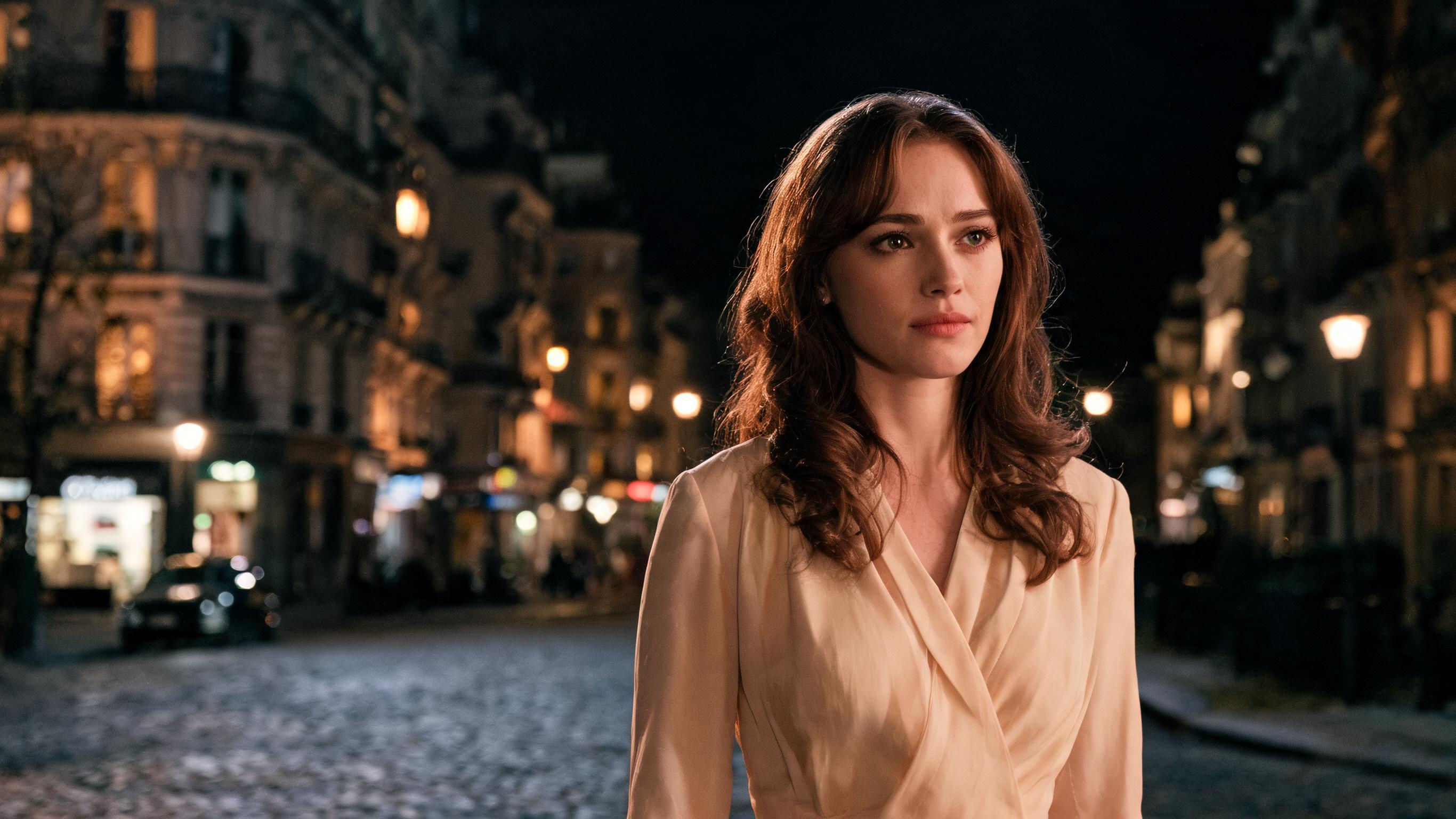 AI image template: Hollywood Movie Scene Woman
