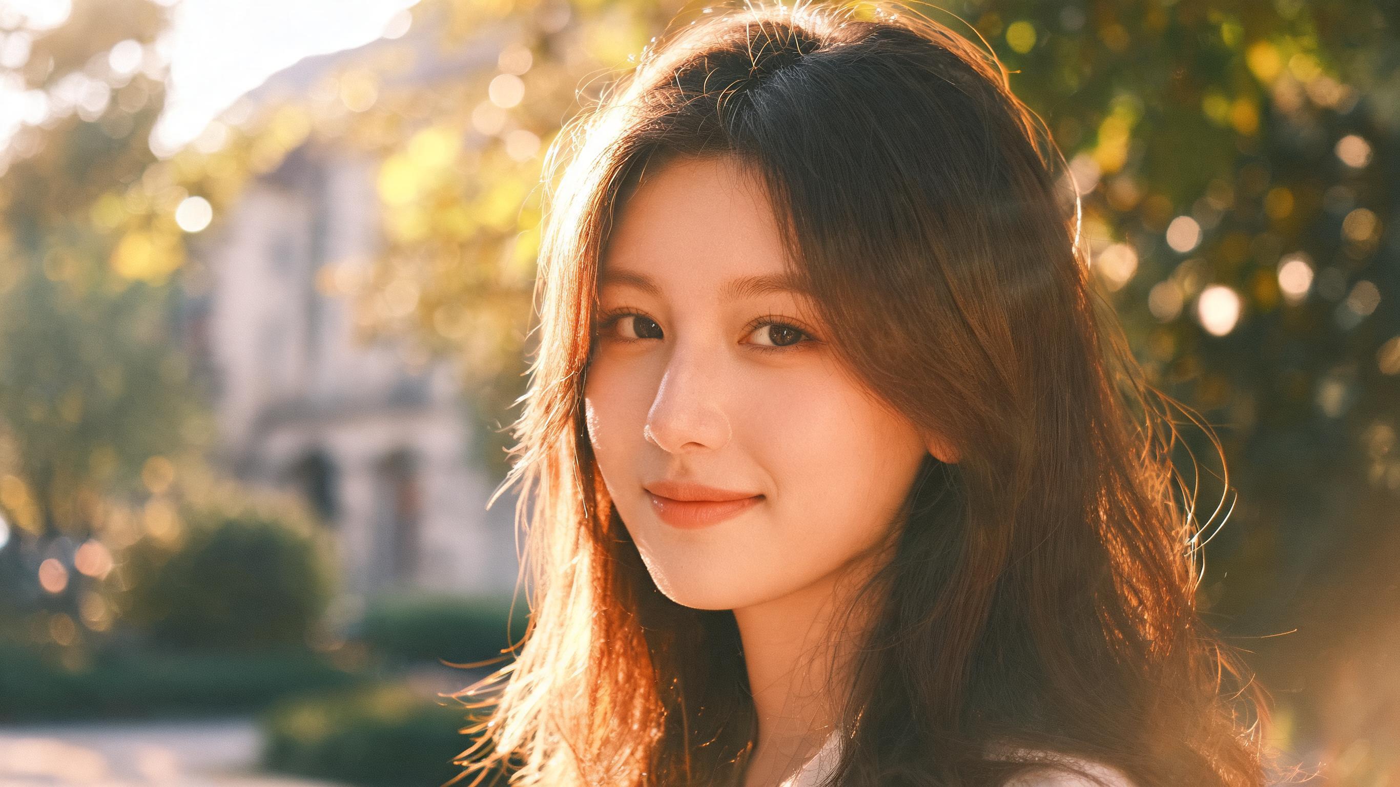 AI image template: Golden Hour Cinematic Portrait