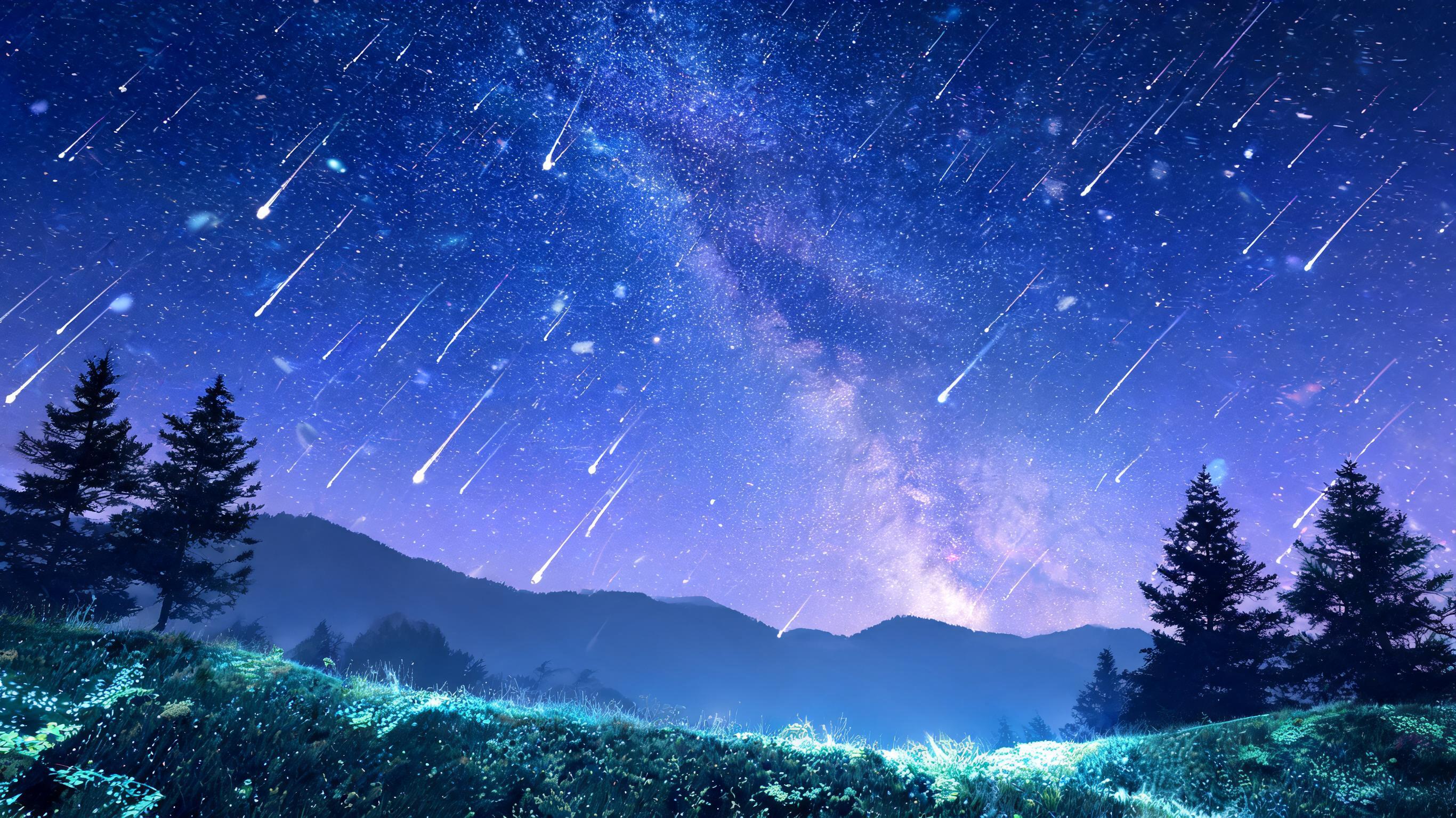 Meteor Shower AI: Perseid Light as Cinematic Art on Idoli