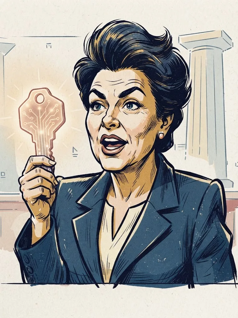 AI image template: AI Political Cartoon Generator
